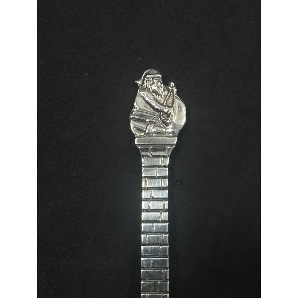 Sterling Silver Tiffany Co 925 Santa Claus Christmas Holiday Teaspoon 2006 Gift